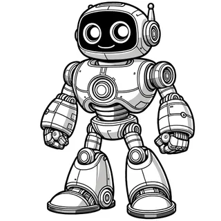 Ukážka kategórie omaľovánok roboti